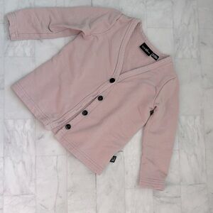 Vonbon Lavender Fleece-Lined Cardigan